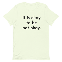 Load image into Gallery viewer, it is okay to be not okay. - T-shirt